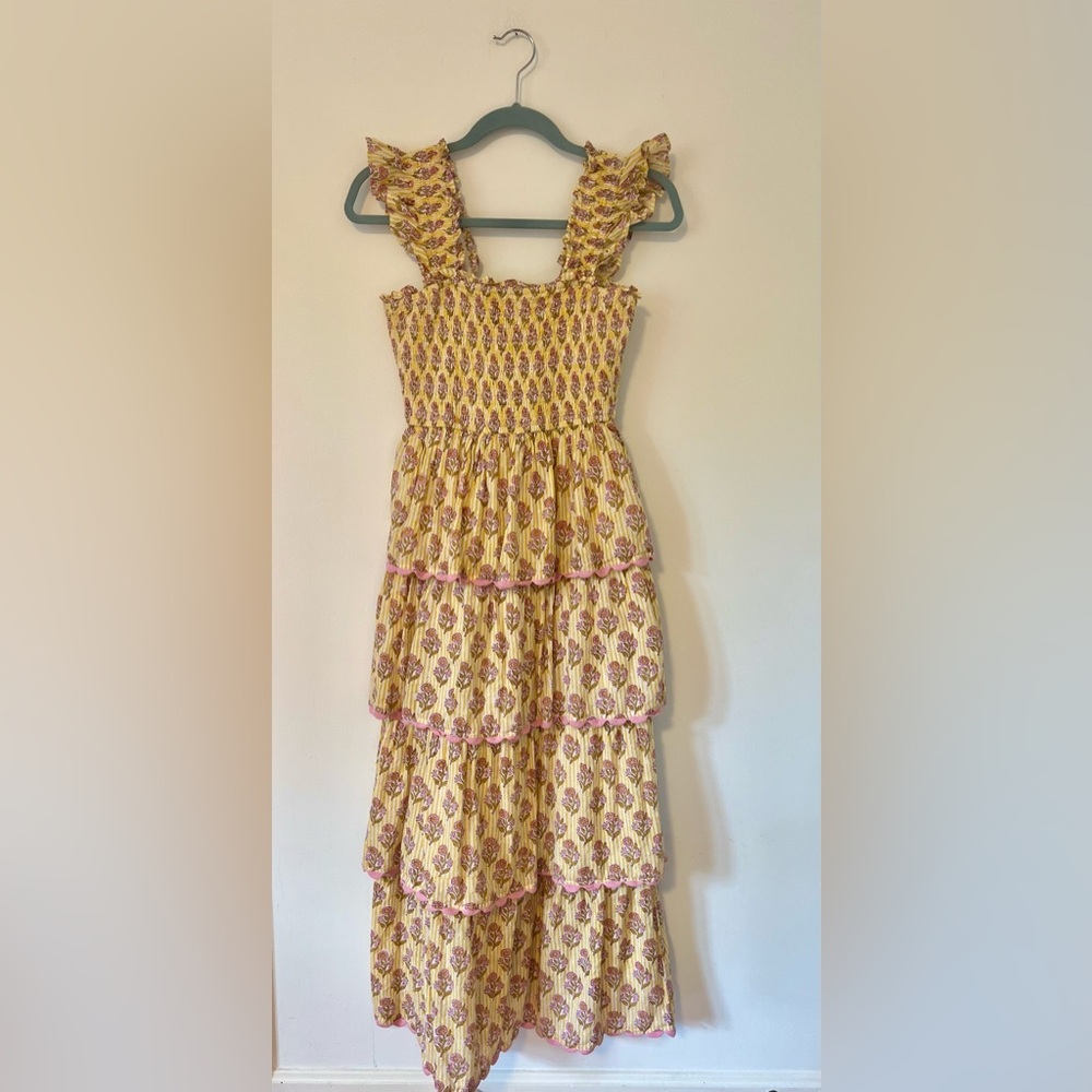 Saylor Smocked Ruffle Dress